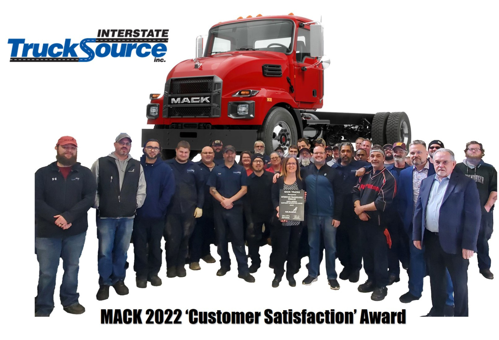 Interstate Trucksource Honored with 2022 Mack Customer Satisfaction Award, News